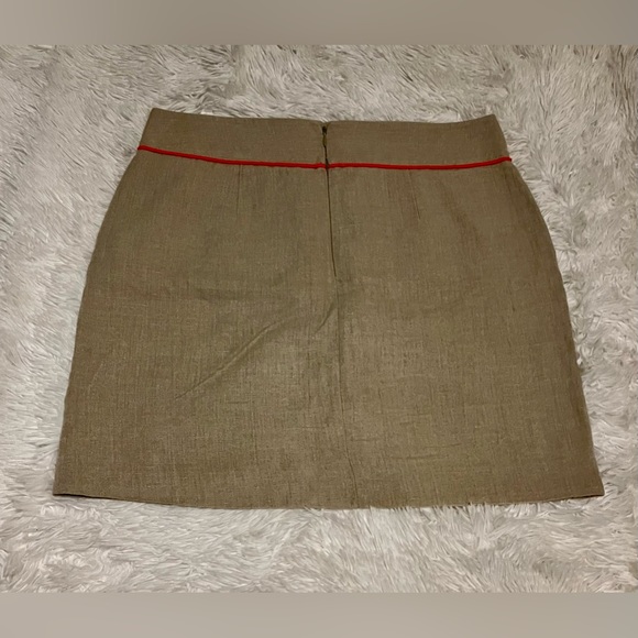 Anne Taylor LOFT Pencil Skirt With Neon Trim Size 8 - Picture 3 of 4